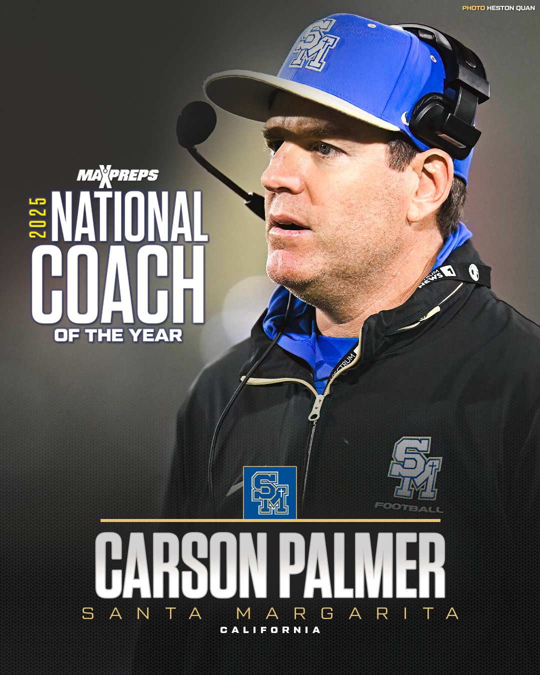 Carson Palmer Named USA TODAY & MaxPreps Coach of the Year